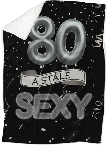 IMPAR Lambskin blanket Still sexy - Black - 80 years - Blanket - Main image