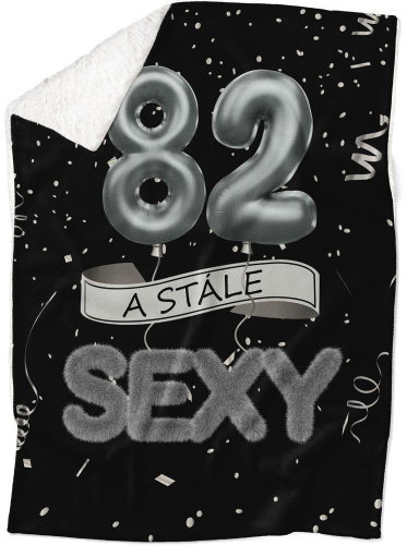 IMPAR Lambskin blanket Still sexy - Black - 82 years old - Blanket - Main image