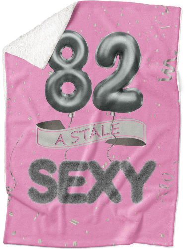 IMPAR Lambskin blanket Still sexy - Pink - 82 years old - Blanket - Main image