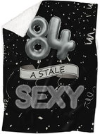 IMPAR Lambskin blanket Still sexy - Black - 84 years old - Blanket