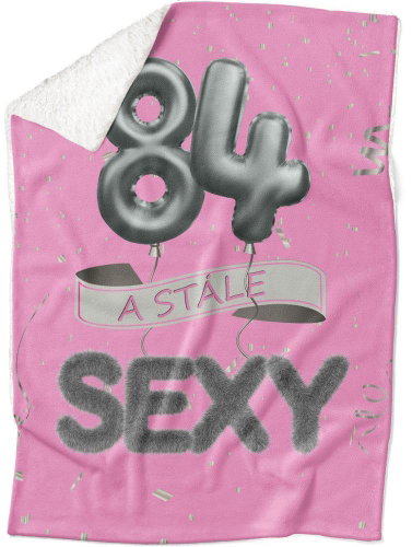 IMPAR Lambskin blanket Still sexy - Pink - 84 years old - Blanket - Main image