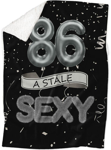 IMPAR Lambskin blanket Still sexy - Black - 86 years old - Blanket - Main image