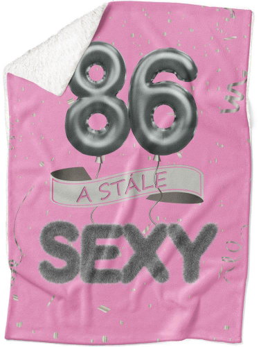 IMPAR Lambskin blanket Still sexy - Pink - 86 years old - Blanket - Main image