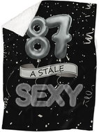 IMPAR Lambskin blanket Still sexy - Black - 87 years old - Blanket