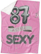 IMPAR Lambskin blanket Still sexy - Pink - 87 years old - Blanket