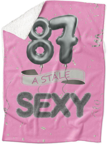 IMPAR Beránková deka Stále sexy – Růžová  - 87 let - Deka - Hlavní obrázek
