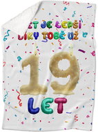 IMPAR Lambskin blanket The world is better thanks to you - 19 years old - Blanket