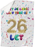 IMPAR Lambskin blanket The world is better because of you - 26 years old - Blanket