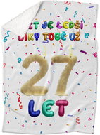 IMPAR Lambskin blanket The world is better because of you - 27 years old - Blanket