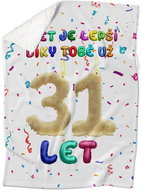 IMPAR Lambskin blanket The world is better thanks to you - 31 years old - Blanket