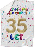 IMPAR Lambskin blanket The world is better thanks to you - 35 years - Blanket