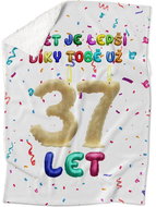 IMPAR Lambskin blanket The world is better because of you - 37 years old - Blanket