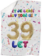 IMPAR Lambskin blanket The world is better thanks to you - 39 years old - Blanket