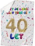 IMPAR Lambskin blanket The world is better thanks to you - 40 years - Blanket