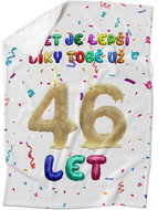 IMPAR Lambskin blanket The world is better thanks to you - 46 years old - Blanket