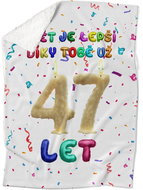 IMPAR Lambskin blanket The world is better thanks to you - 47 years old - Blanket