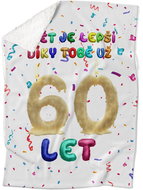 IMPAR Lambskin blanket The world is better thanks to you - 60 years - Blanket