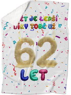 IMPAR Lambskin blanket The world is better thanks to you - 62 years old - Blanket