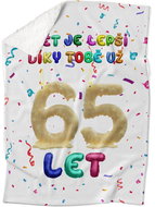 IMPAR Lambskin blanket The world is better thanks to you - 65 years - Blanket