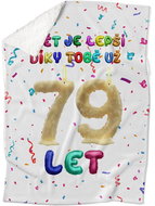 IMPAR Lambskin blanket The world is better thanks to you - 79 years old - Blanket