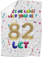 IMPAR Lambskin blanket The world is better thanks to you - 82 years old - Blanket