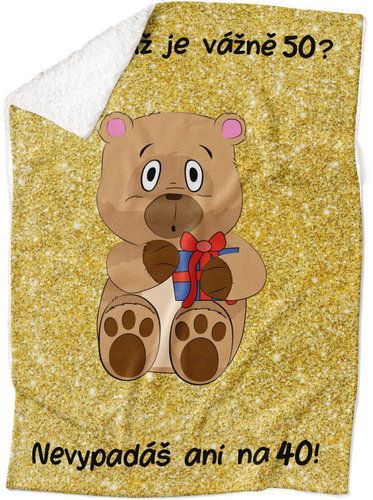 IMPAR Lambskin blanket Are you that old? - 50 years old - Blanket - Main image