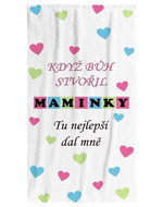 IMPAR Osuška Když bůh stvořil maminky - Bath Towel