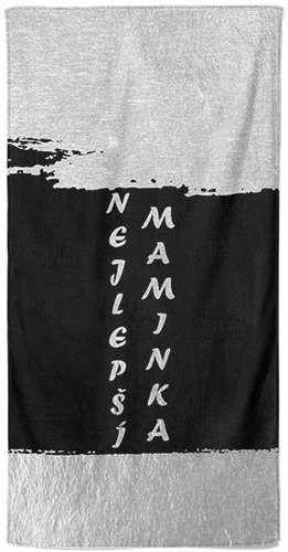 IMPAR Osuška Maminka – silver - Bath Towel - Main image