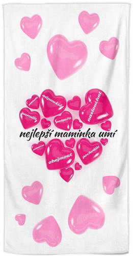 IMPAR Osuška Nejlepší maminka umí - Bath Towel - Main image