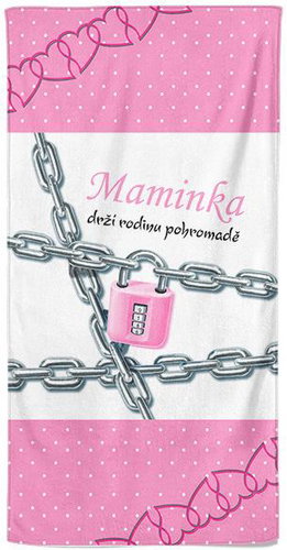 IMPAR Osuška Maminka drží rodinu pohromadě - Bath Towel - Main image