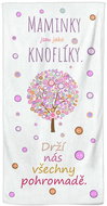IMPAR Osuška Maminky jsou jako knoflíky - Bath Towel