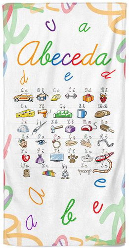 IMPAR osuška Abeceda - Bath Towel - Main image