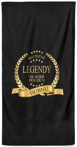 IMPAR Osuška Skutečné legendy -  Duben - Bath Towel - Main image