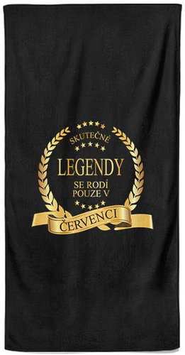 IMPAR Osuška Skutečné legendy -  Červenec - Bath Towel - Main image