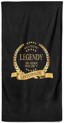 IMPAR Osuška Skutečné legendy -  Listopad - Bath Towel - Main image