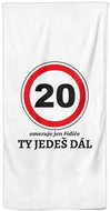 IMPAR Osuška Ty jedeš dál 20 - let - Bath Towel