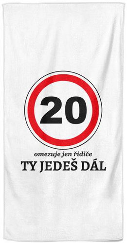 IMPAR Osuška Ty jedeš dál 20 - let - Bath Towel - Main image