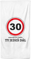 IMPAR Osuška Ty jedeš dál 30 - let - Bath Towel