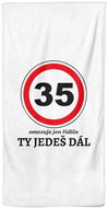 IMPAR Osuška Ty jedeš dál 35 - let - Bath Towel