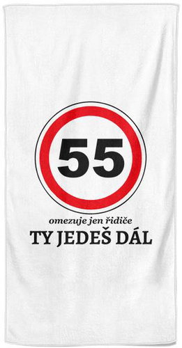 IMPAR Osuška Ty jedeš dál 55 - let - Bath Towel - Main image
