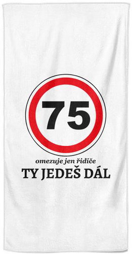 IMPAR Osuška Ty jedeš dál 75 - let - Bath Towel - Main image
