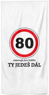 IMPAR Osuška Ty jedeš dál 80 - let - Bath Towel