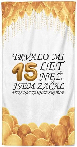 IMPAR Osuška Trvalo mi 15 let - Bath Towel - Main image