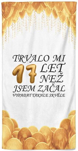 IMPAR Osuška Trvalo mi 17 let - Bath Towel - Main image