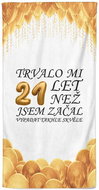 IMPAR Osuška Trvalo mi 21 let - Bath Towel