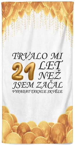 IMPAR Osuška Trvalo mi 21 let - Bath Towel - Main image