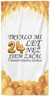 IMPAR Osuška Trvalo mi 24 let - Bath Towel