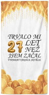 IMPAR Osuška Trvalo mi 27 let - Bath Towel