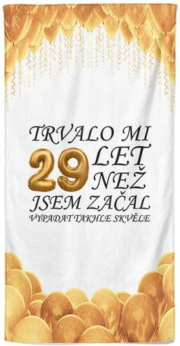 IMPAR Osuška Trvalo mi 29 let - Bath Towel - Main image