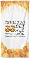 IMPAR Osuška Trvalo mi 33 let - Bath Towel